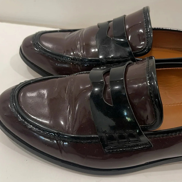 SARTO by Franco Sarto 'Jolette' Penny Loafer size 8.5 shiny patent leather - Picture 9 of 12